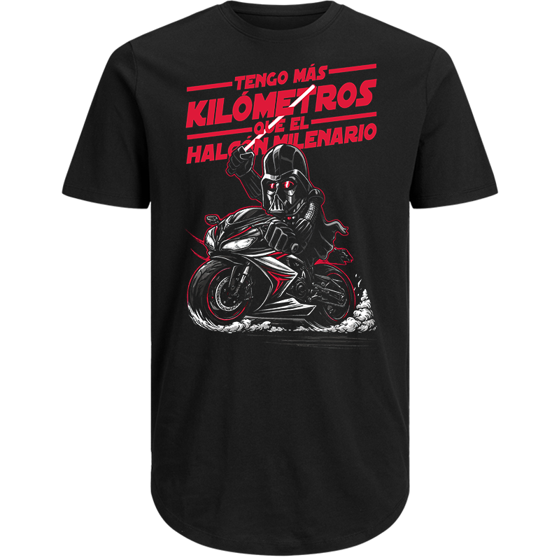 Camiseta Tengo más kilómetros que el Halcón Milenario